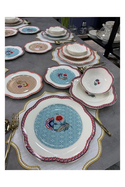 Bone China Porselen 24 Parça Sophia Yemek Takımı