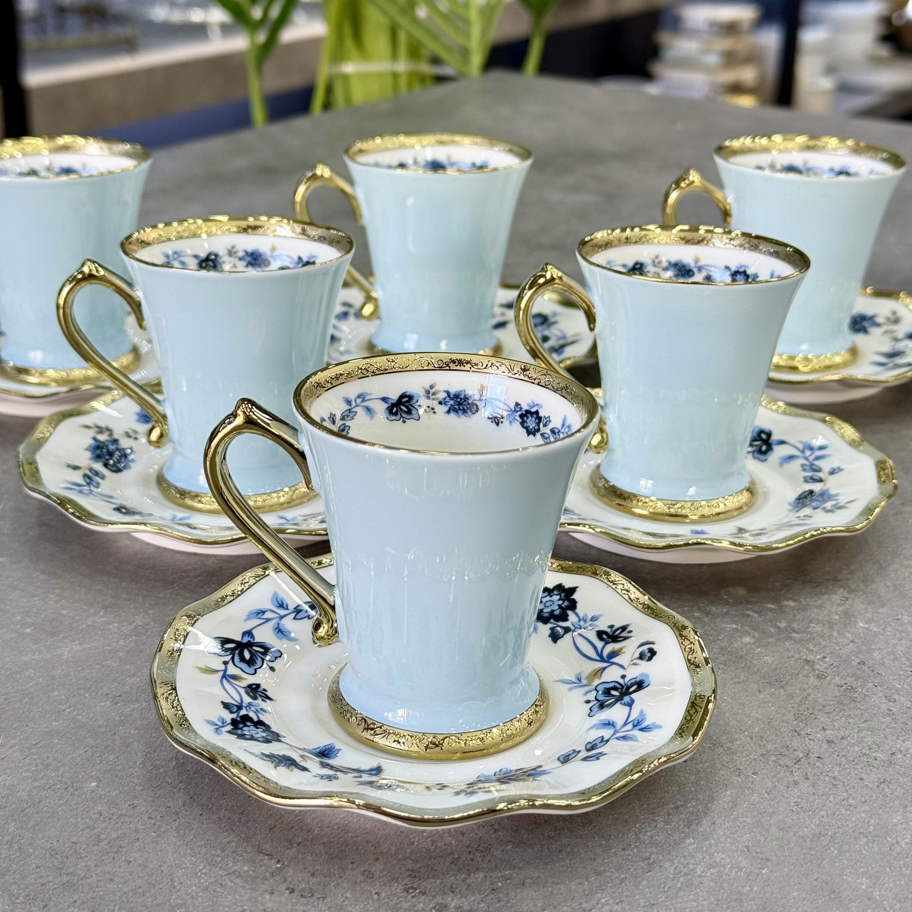 Delphine Lüx Porselen 6 Lı Fincan Takımı