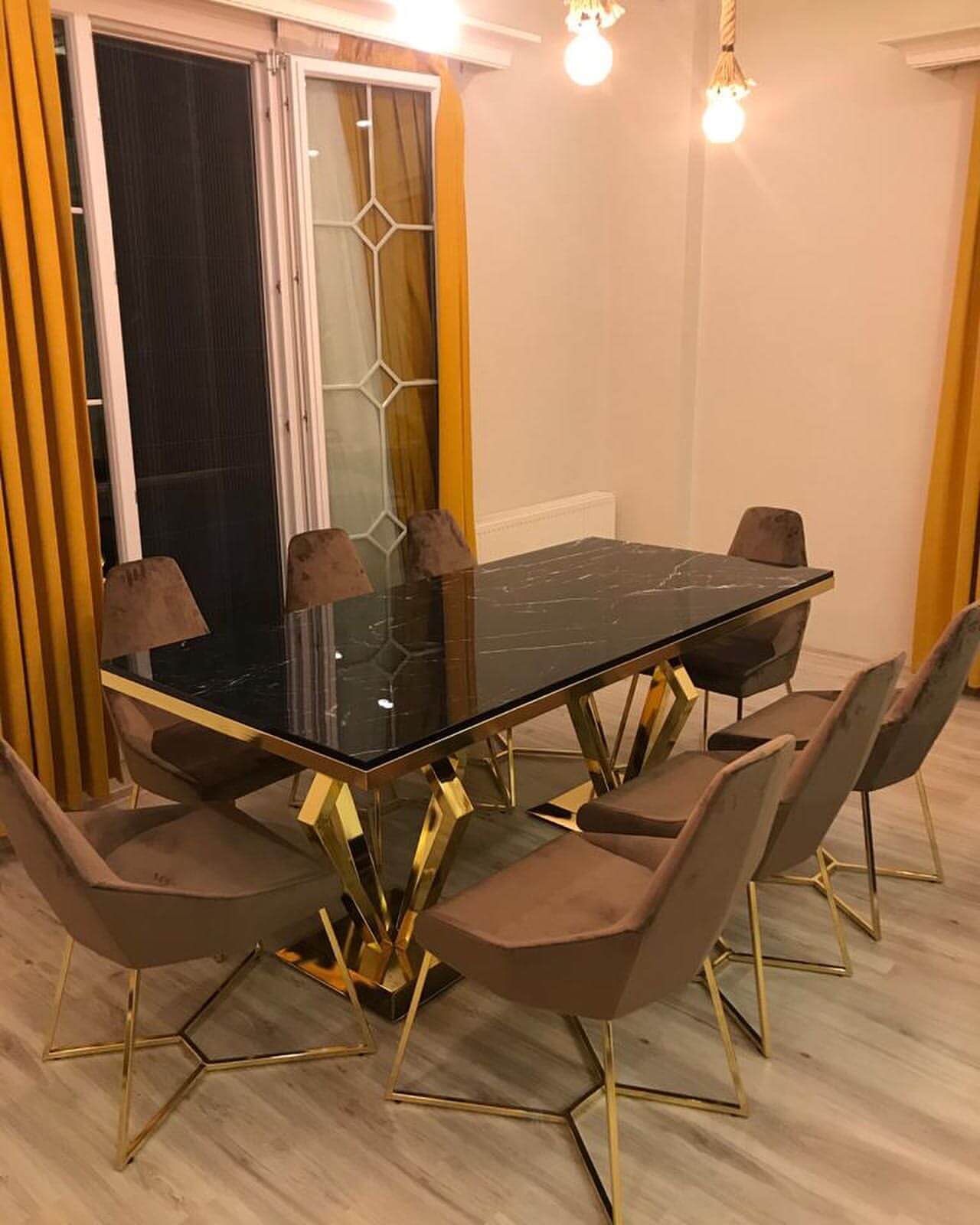 Babs Salon & Mutfak Yemek Masası Seti (4 Kişilik)
